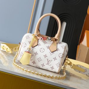 Sac à main Speedy Monogram Eclipse Blanche